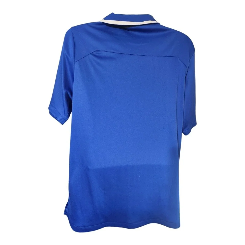 Nike Dri-FIT Kentucky Wildcats Polo Shirt Mens Large Royal Blue UK Logo NCAA‎